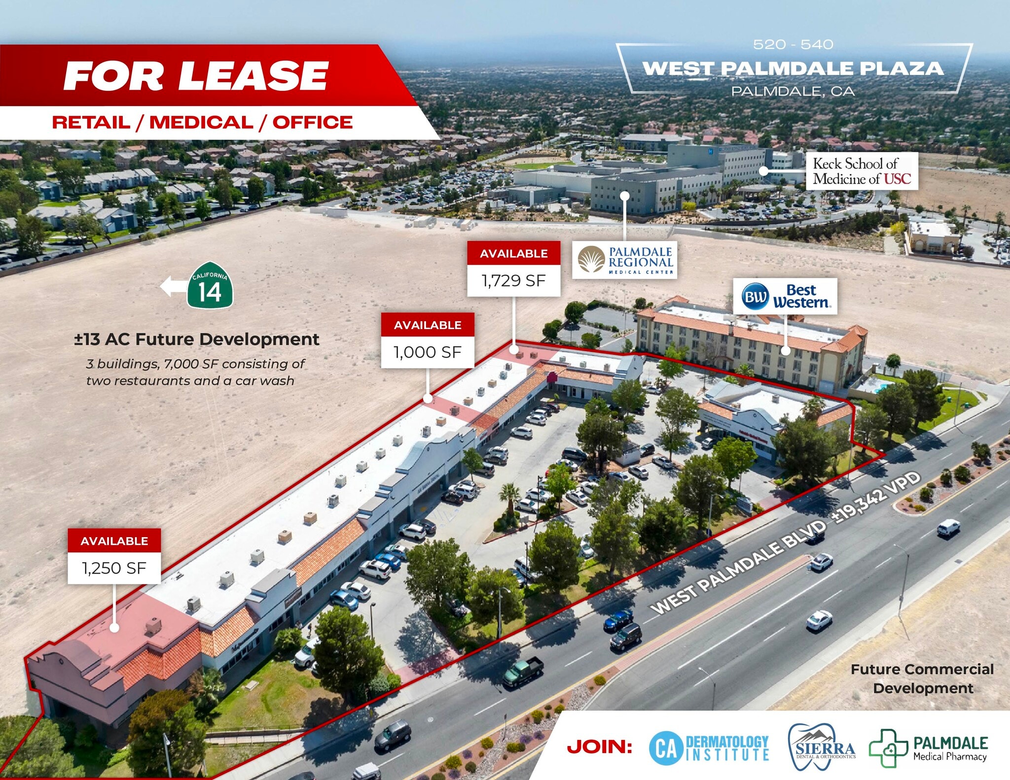520-540 W Palmdale Blvd, Palmdale, CA for Rent