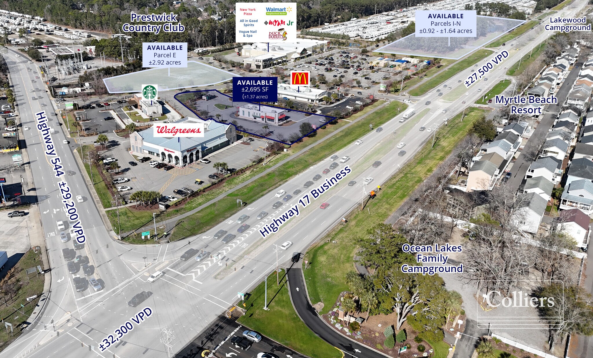 Highway 544 & Business 17, Myrtle Beach, SC for Rent
