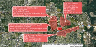 Montgomery, AL Commercial Land - 7690 Halcyon Summit Dr