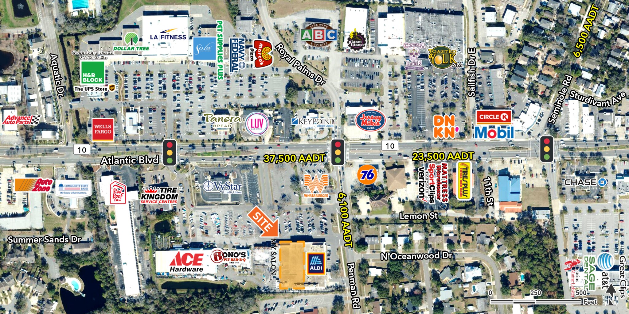 1209-1227 Atlantic Blvd, Neptune Beach, FL for Rent