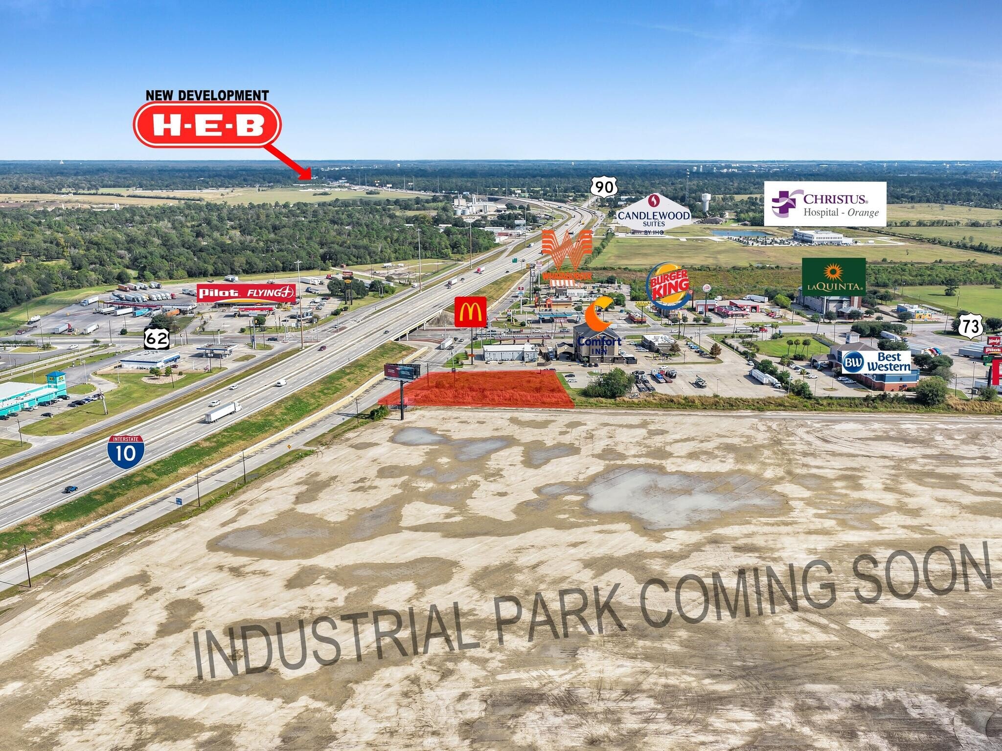 HWY 62 & I-10, Orange, TX for Sale