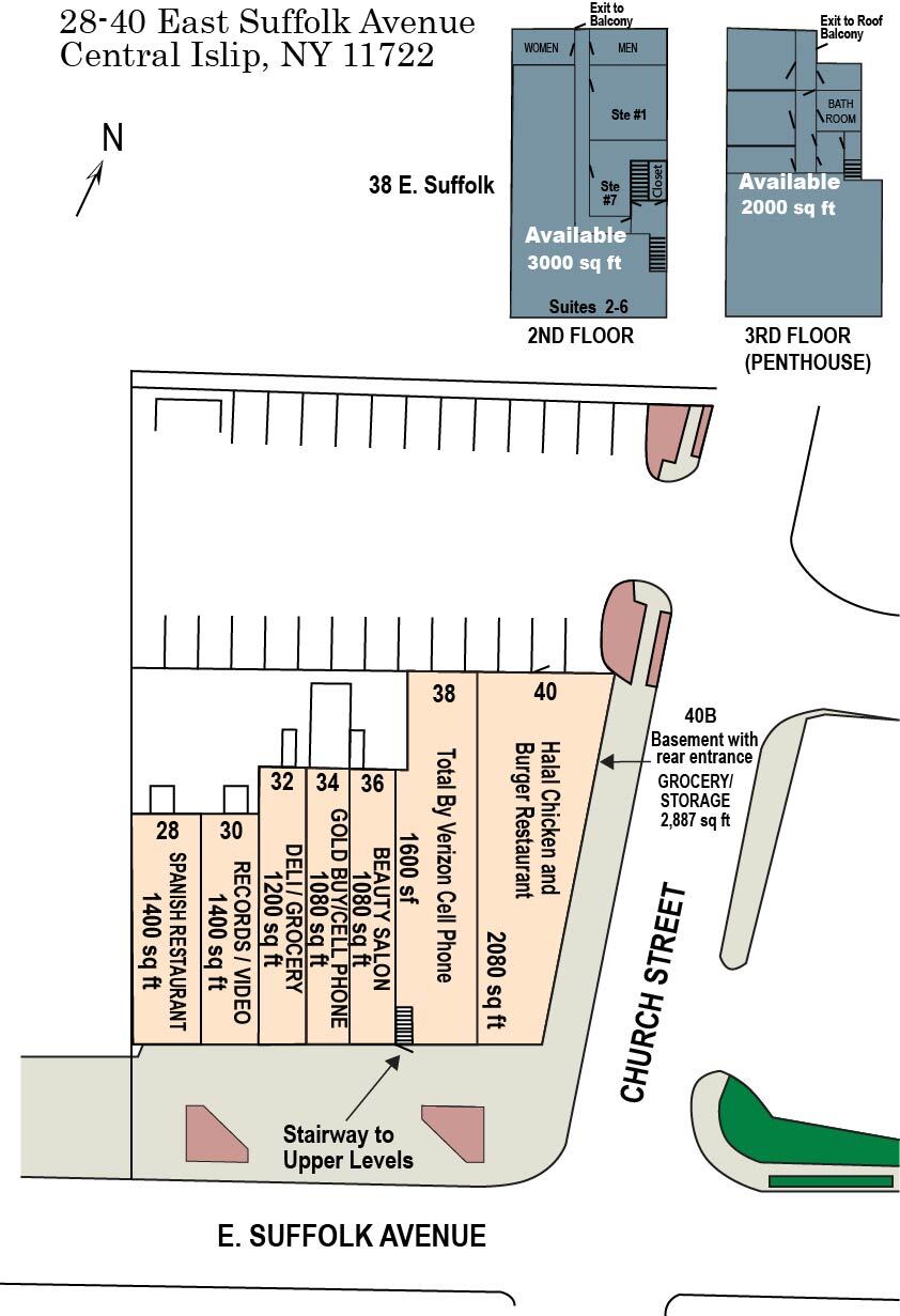 28-40 E Suffolk Ave, Central Islip, NY for Rent