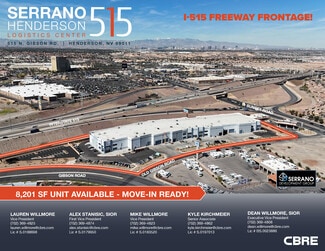 Henderson, NV Industrial - 515 N Gibson Rd Henderson, NV Industrial - 515 N Gibson Rd