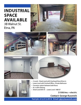 Etna, PA Industrial - 3B Walnut St