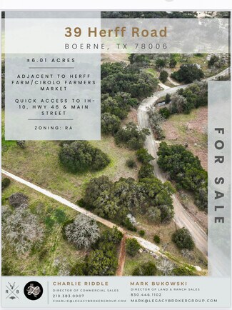 Boerne, TX Commercial Land - 39 Herff Rd