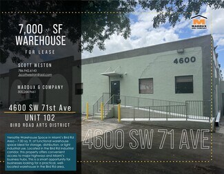 Miami, FL Industrial - 4600-4618 SW 71st Ave