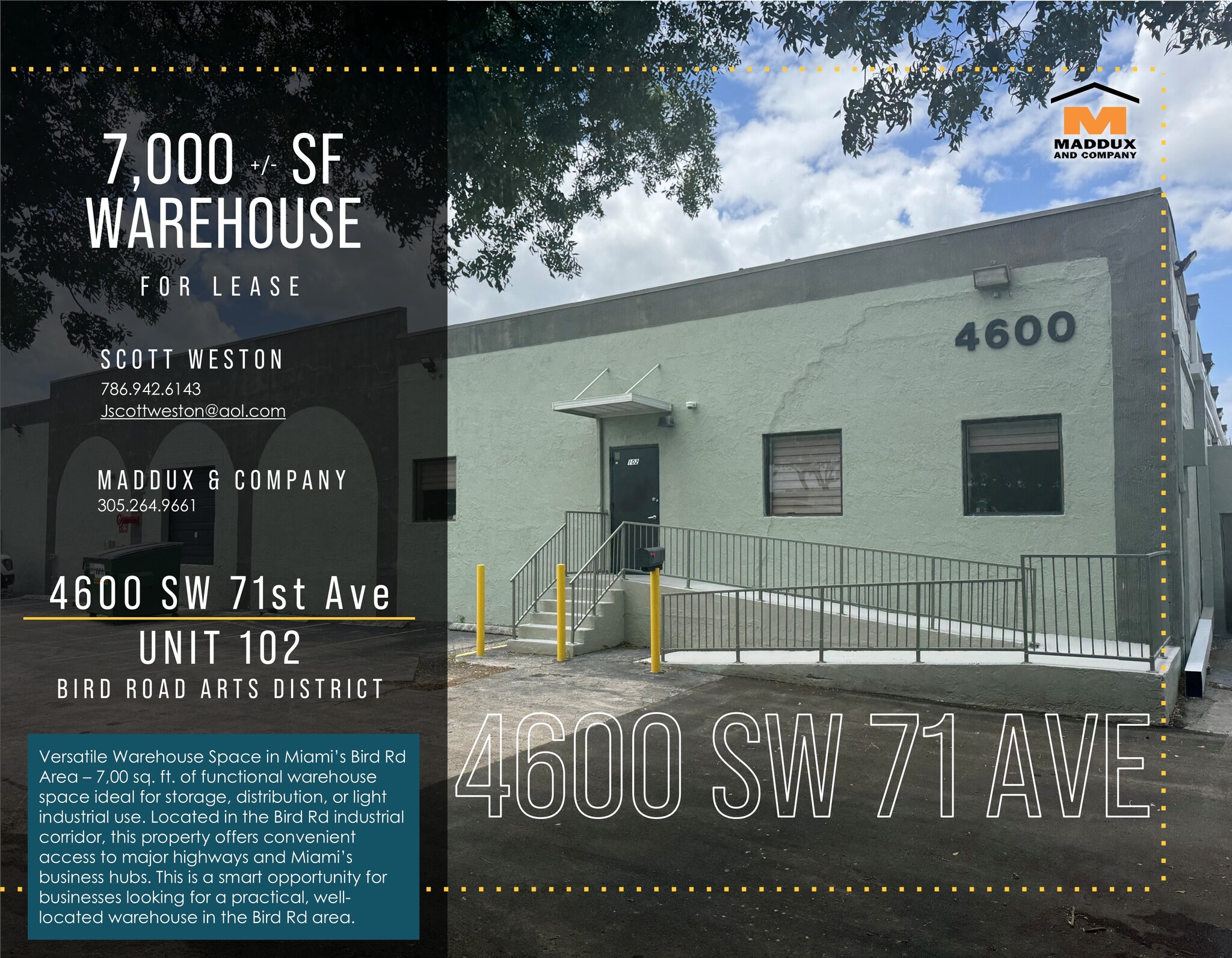 4600-4618 SW 71st Ave, Miami, FL for Rent
