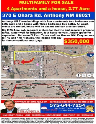 Anthony, NM Apartments - 370 E Ohara Rd