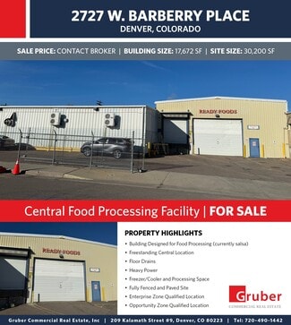 Denver, CO Warehouse - 2727 W Barberry Plz
