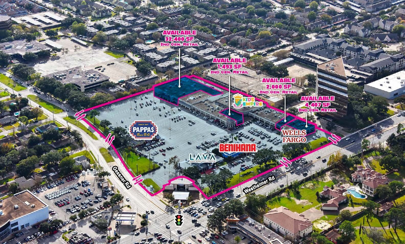 9711-9795 Westheimer Rd, Houston, TX for Rent