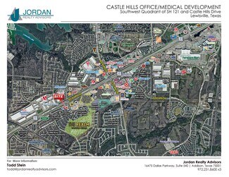 Lewisville, TX Commercial Land - 120 Castle Hills Drive