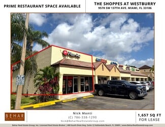 Miami, FL Retail - 9526 SW 137th Ave
