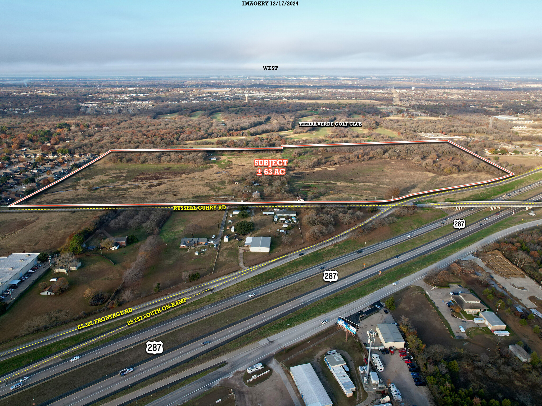 SWC US 287 & Russell Curry Road, Arlington, TX for Sale