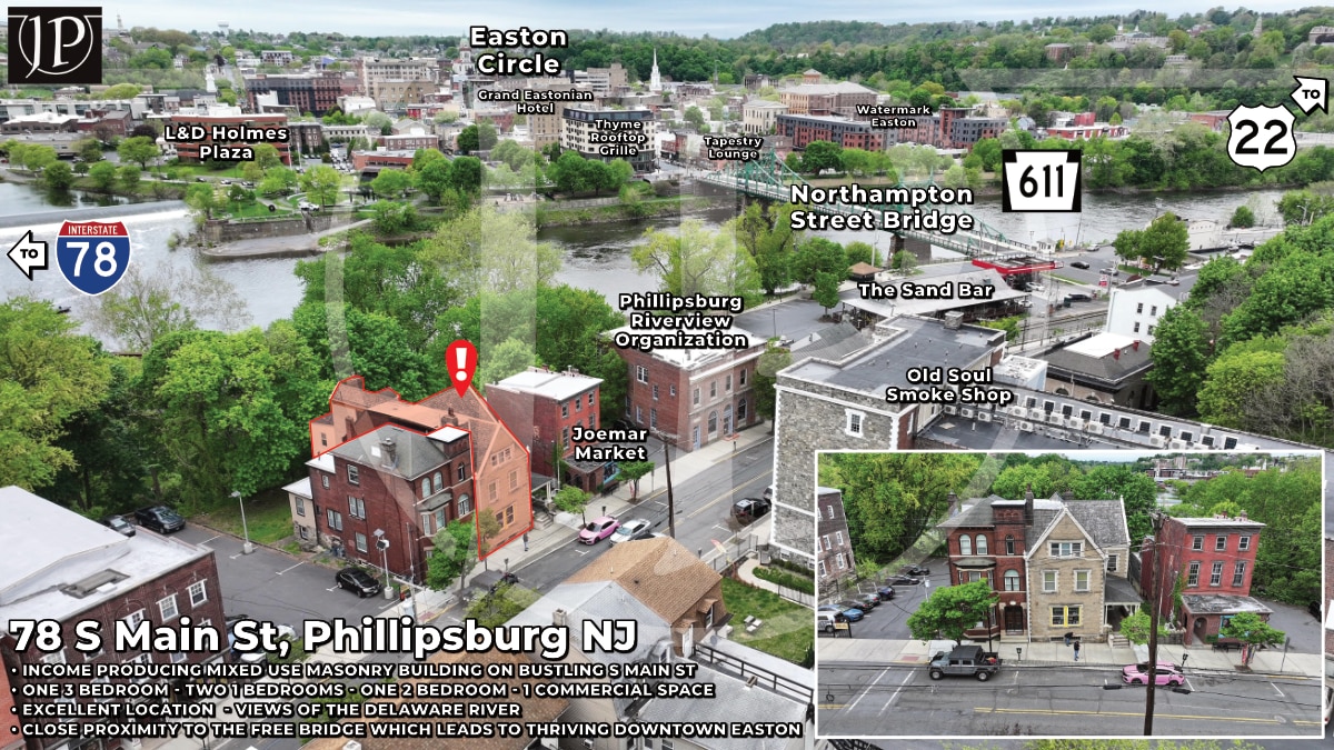 78 S Main St, Phillipsburg, NJ for Sale