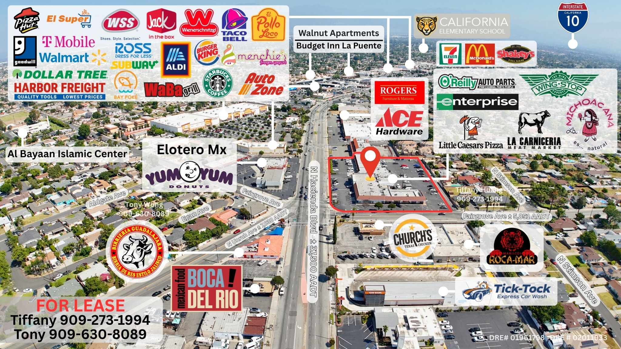 1200-1238 N Hacienda Blvd, La Puente, CA for Rent