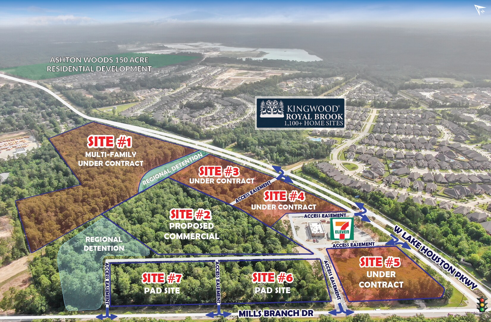 0 W Lake Houston Pkwy, Kingwood, TX for Sale