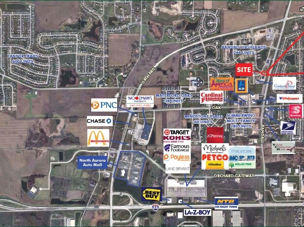 Randall Rd @ Comiskey Ave, North Aurora, IL for Sale