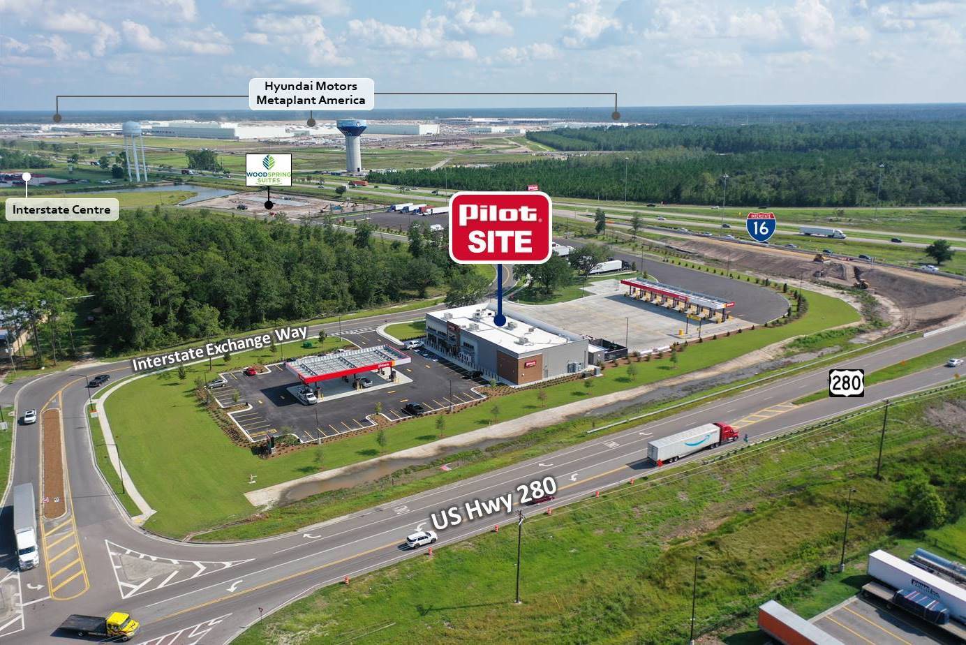 I-16 and US Highway 280, Ellabell, GA for Sale