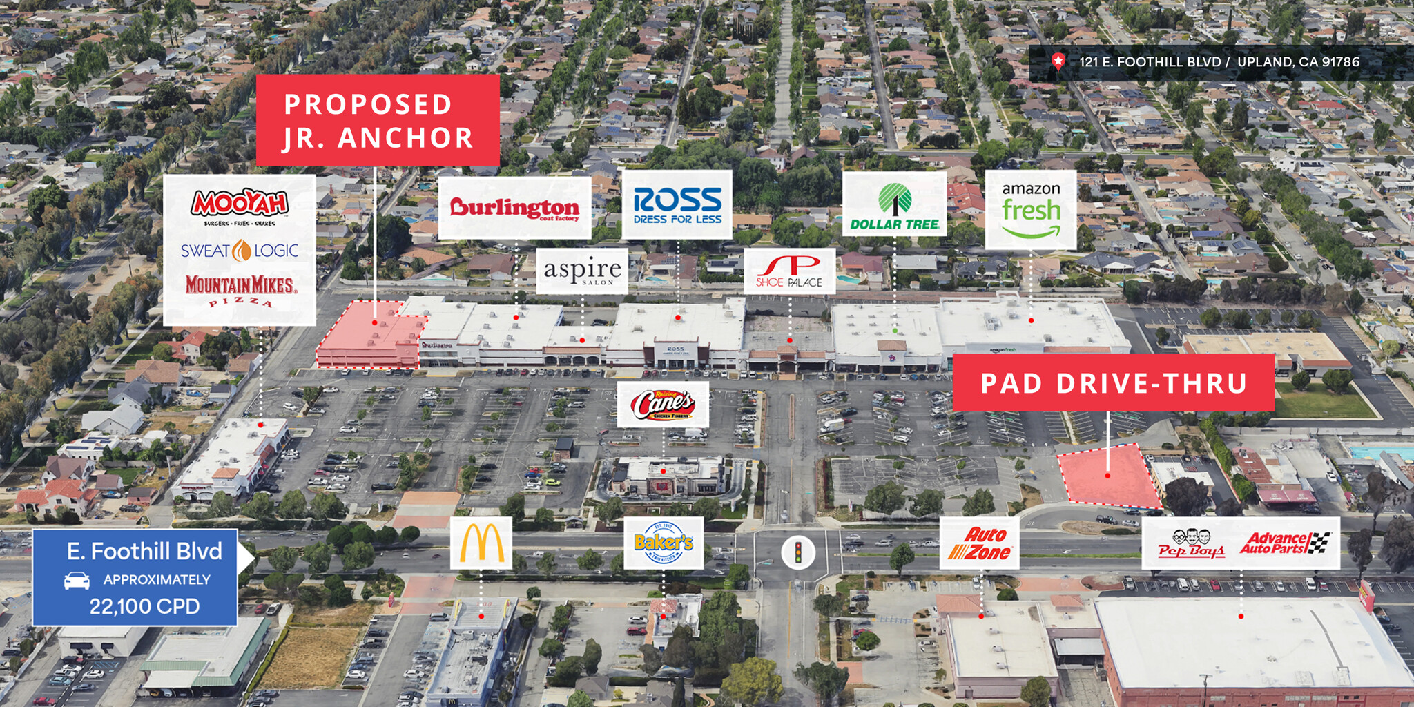 121 E Foothill Blvd, Upland, CA for Rent