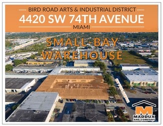 Miami, FL Industrial - 4396 4446 SW 74th Ave Miami, FL Industrial - 4396 4446 SW 74th Ave