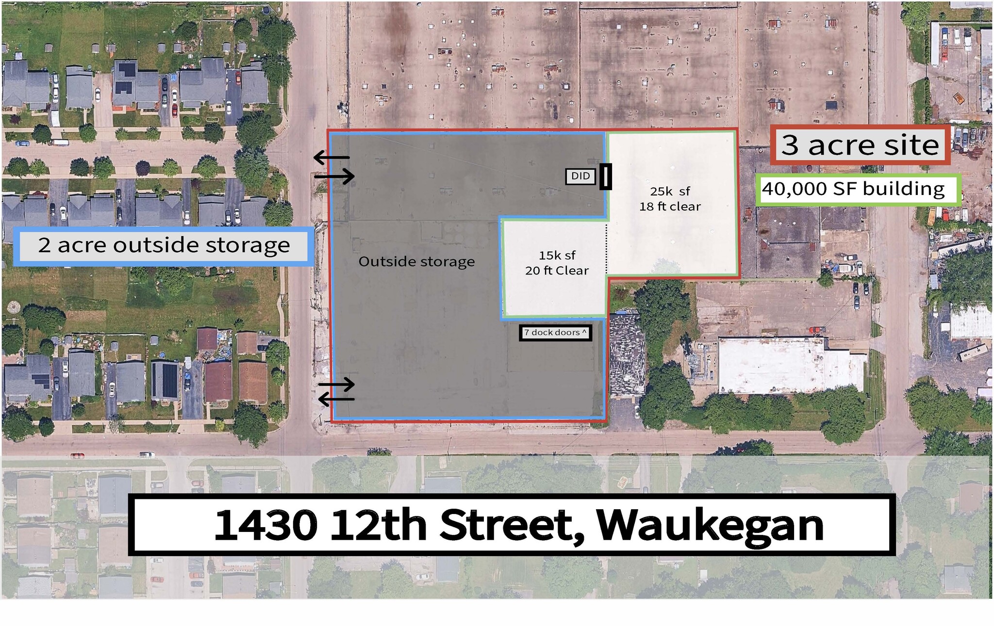 1425 11th St, Waukegan, IL for Rent