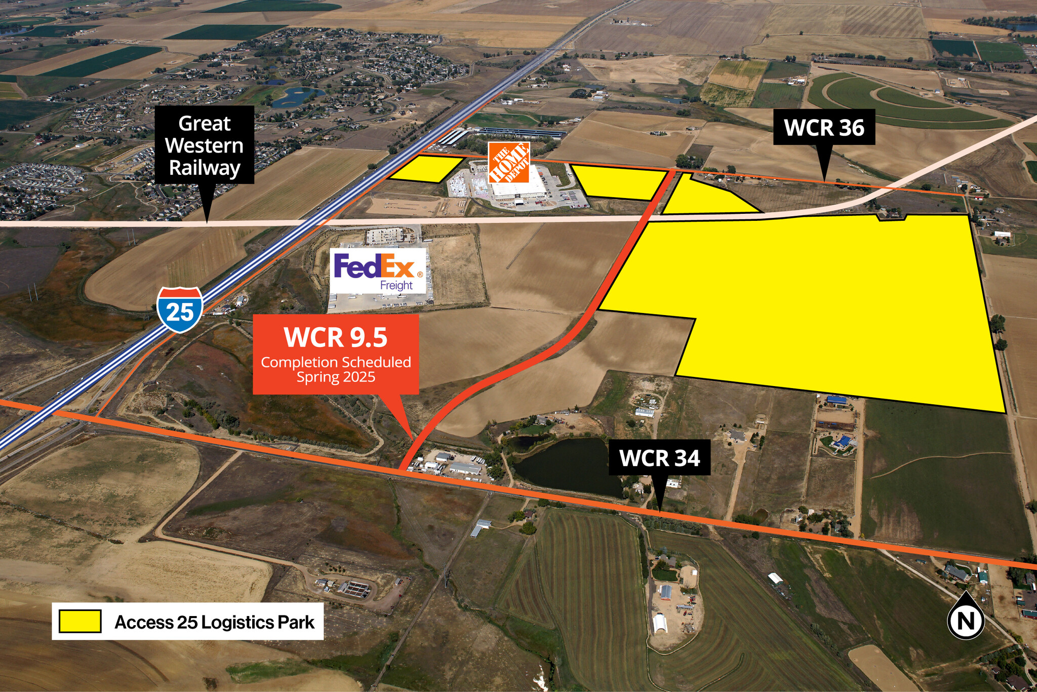 Access 25 Logistics Park - Rail, Platteville, CO for Rent