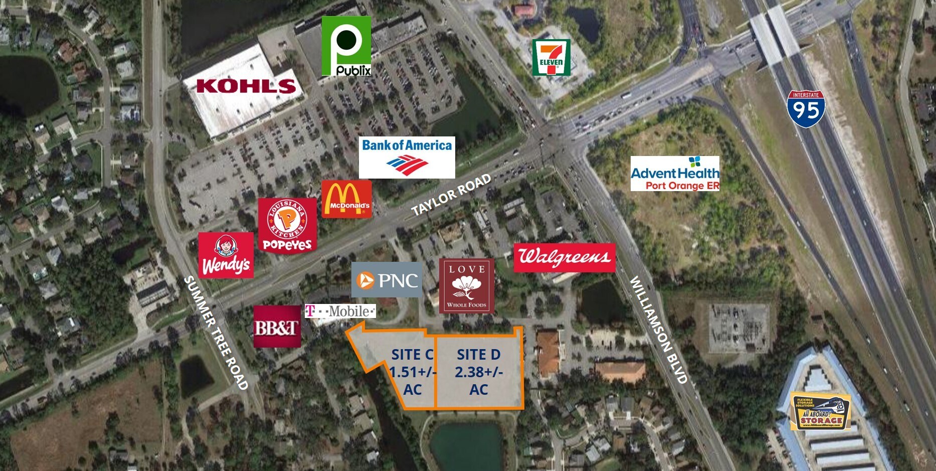 1647-1645 Taylor Rd, Port Orange, FL for Sale