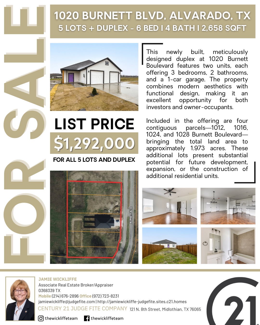 1012 Burnett blvd, Alvarado, TX for Sale