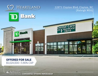Clayton, NC Retail - 12071 Clayton Blvd Clayton, NC Retail - 12071 Clayton Blvd