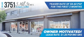 Los Angeles, CA Industrial - 3751 S Hill St