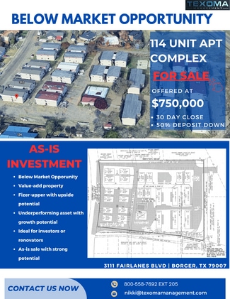 Borger, TX Apartments - 3111 Fairlanes Blvd Borger, TX Apartments - 3111 Fairlanes Blvd