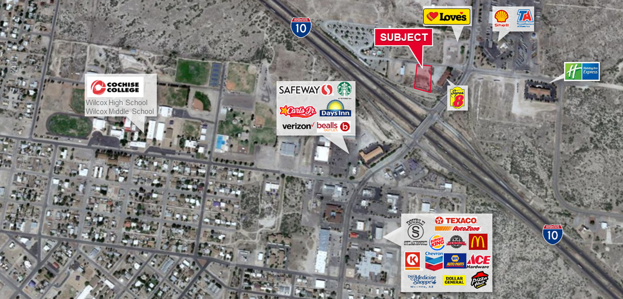 I-10 & Fort Grant Rd, Willcox, AZ for Sale