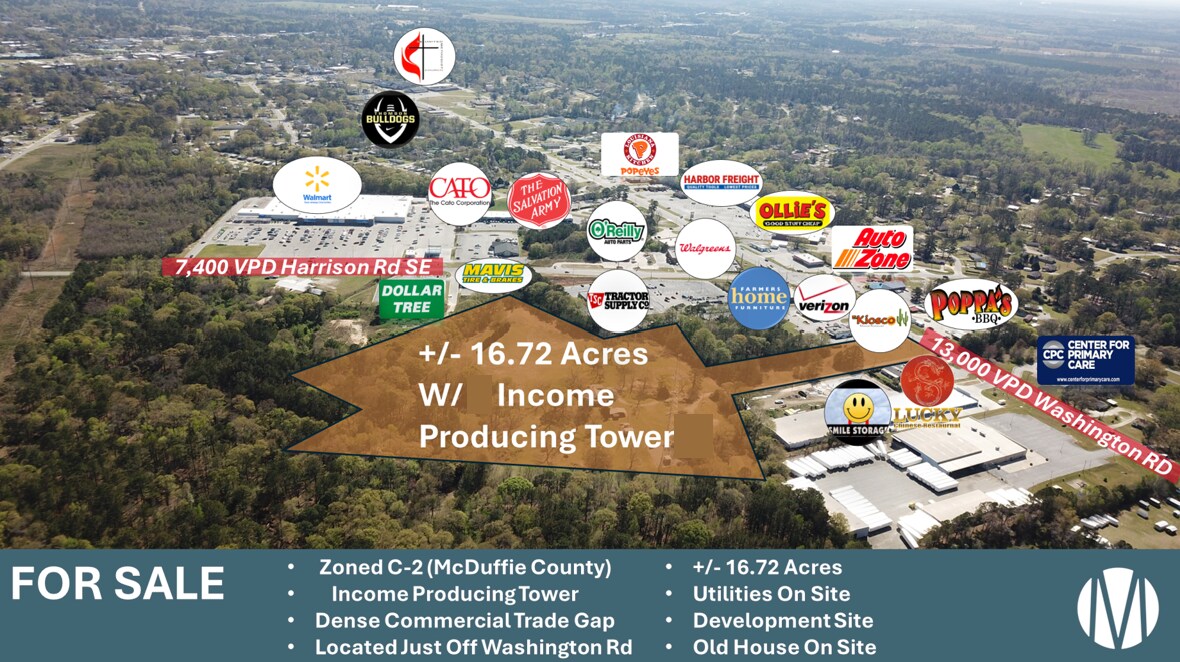 1090 Washington Rd, Thomson, GA for Sale