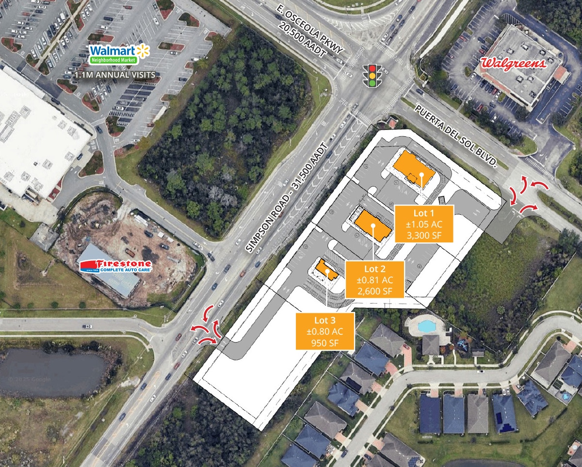 Simpson Rd & E Osceola Pky, Kissimmee, FL for Rent