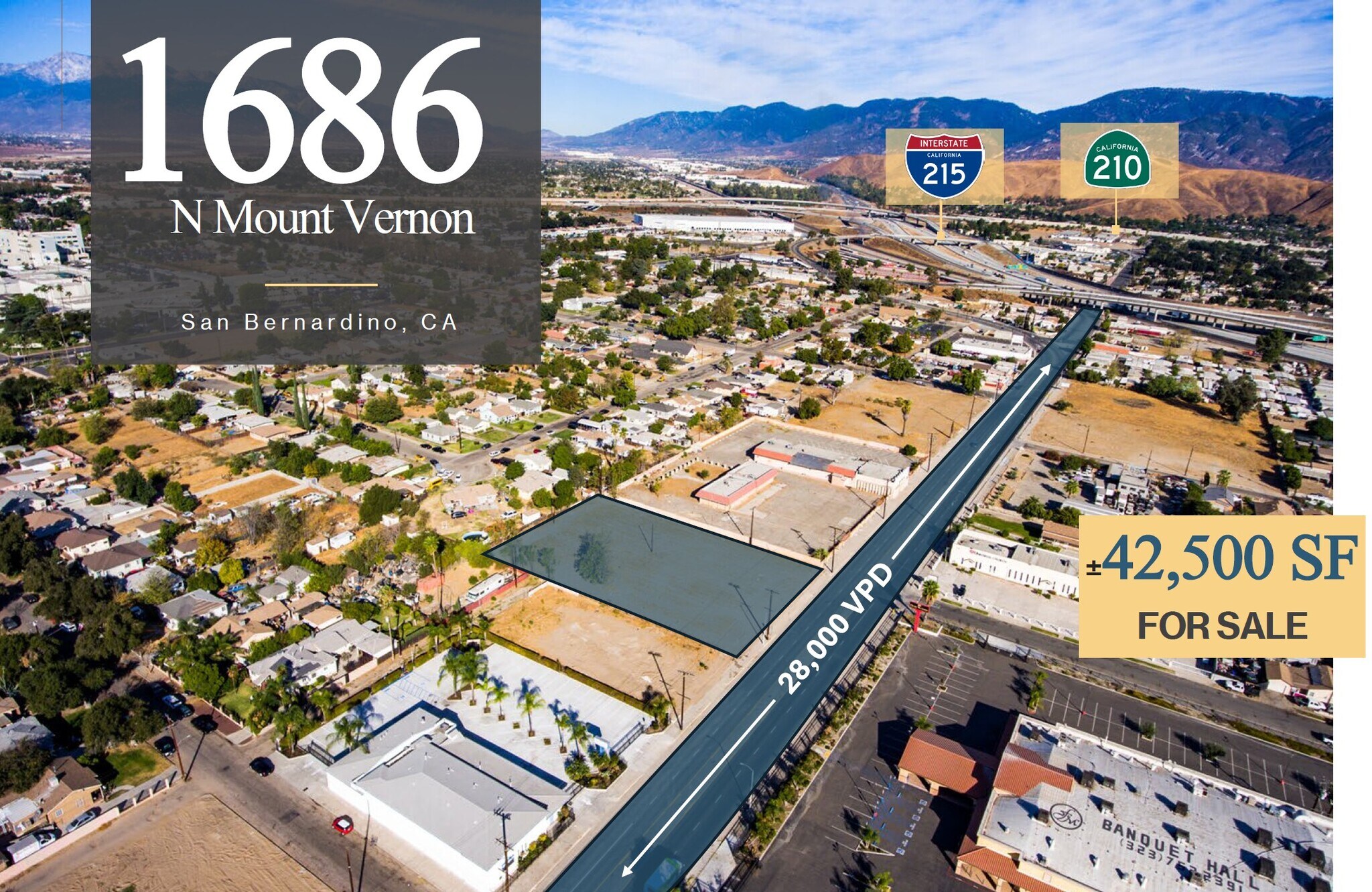 1686 N Mt. Vernon Ave, San Bernardino, CA for Sale