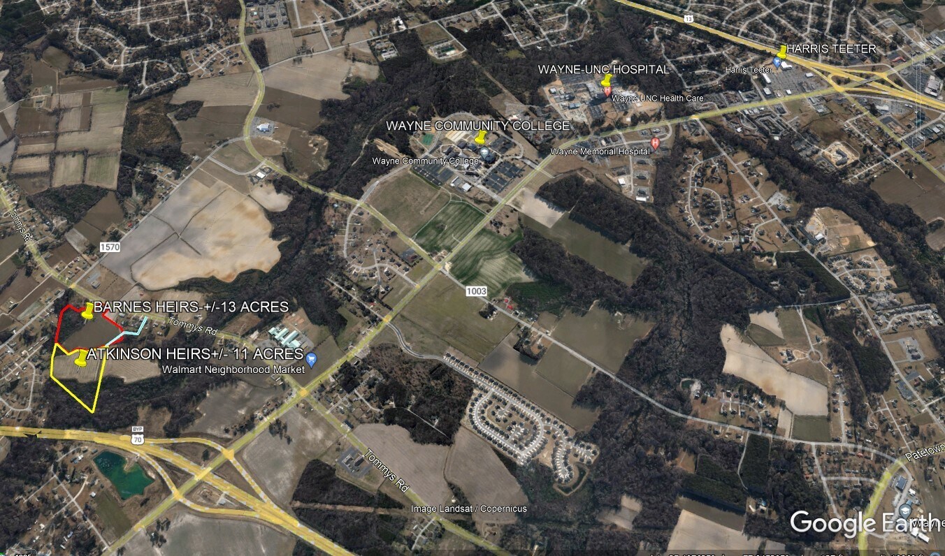 1401 TOMMY'S RD Goldsboro, NC 27530 Land Property for Sale on