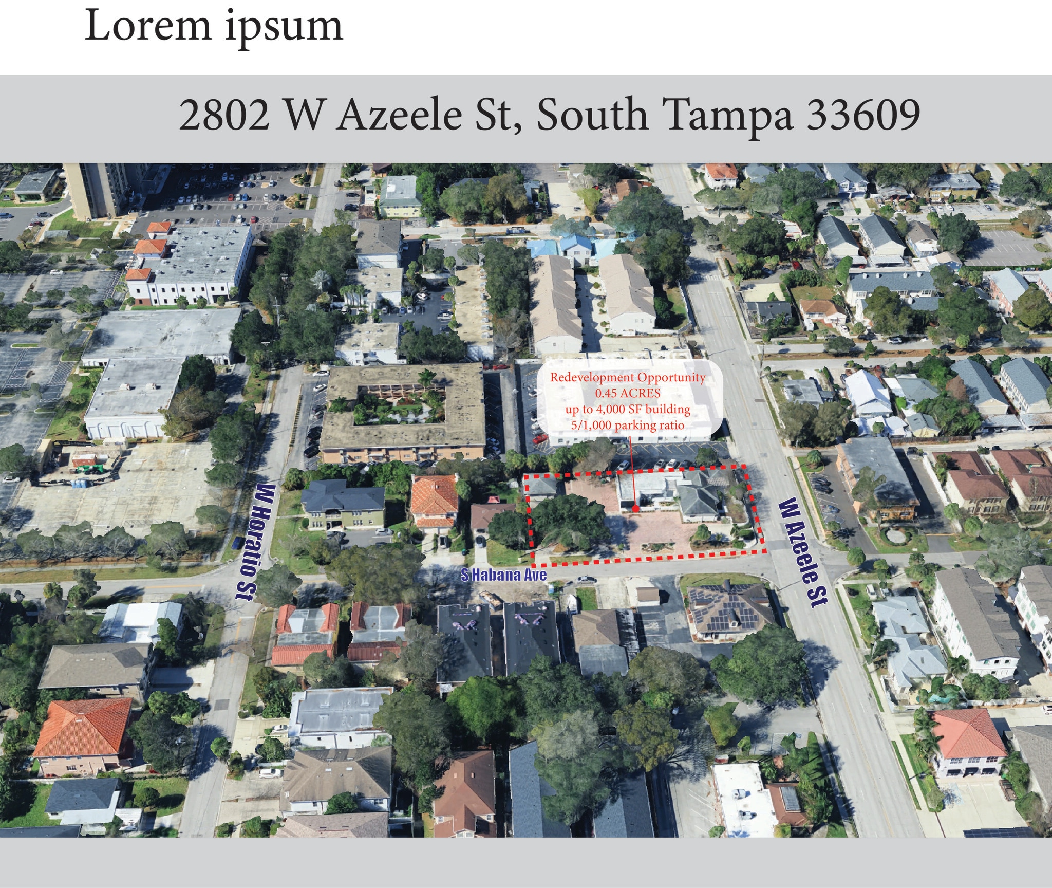 2802 W Azeele St, Tampa, FL for Sale