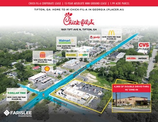 Tifton, GA Fast Food - 1601 Tift Ave N