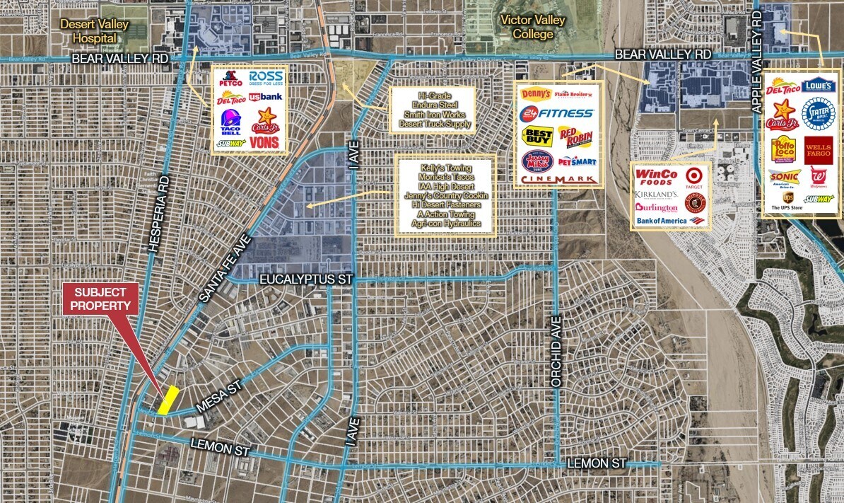 Mesa St @ Santa Fe, Hesperia, CA for Sale