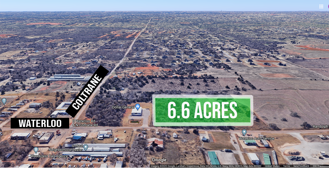 E Waterloo Wood Dr and S Coltrane Rd Edmond, OK 73034 Land Property