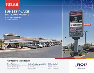 Las Vegas, NV Retail - 3720-3740 E Sunset Rd Las Vegas, NV Retail - 3720-3740 E Sunset Rd