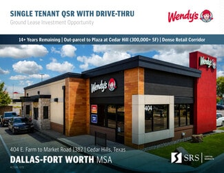 Cedar Hill, TX Fast Food - 404 E FM 1382