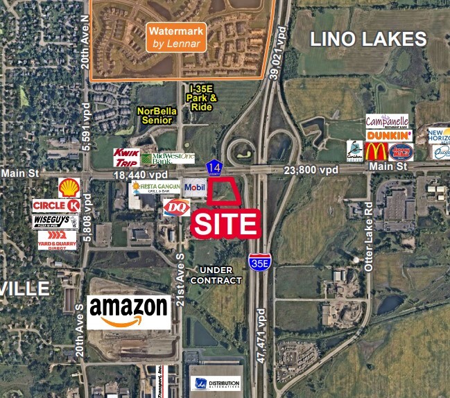 SWQ I-35E & Main St, Hugo, MN for Sale