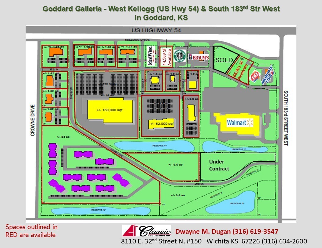 Kellogg & 183rd St W, Goddard, KS for Sale