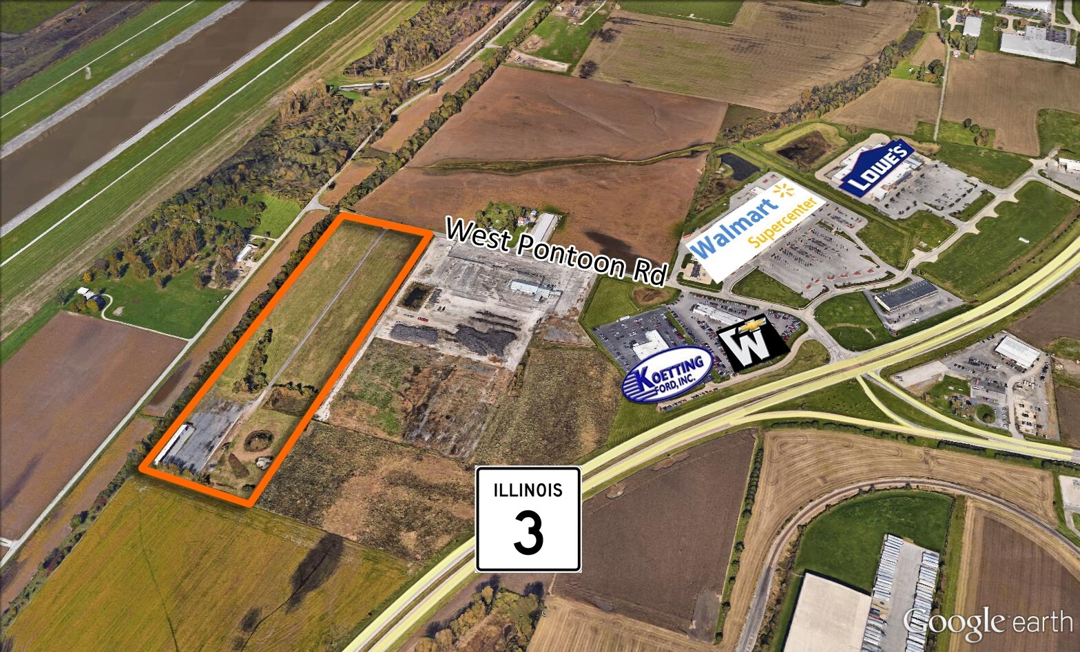 430 W Pontoon Rd Granite City, IL 62040 Land Property for Lease on