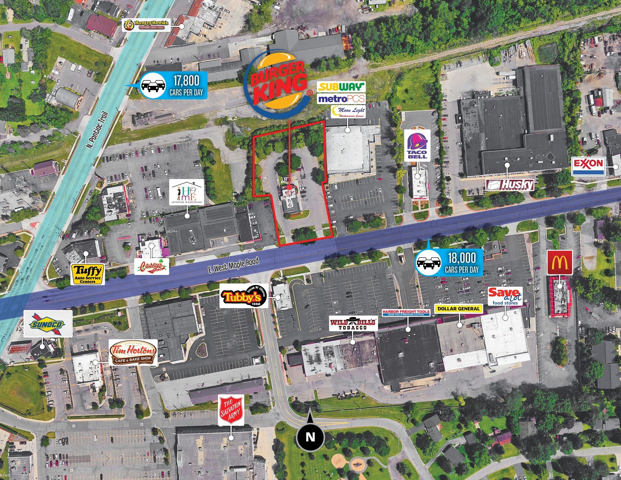 1113 E West Maple Rd, Walled Lake, MI for Sale