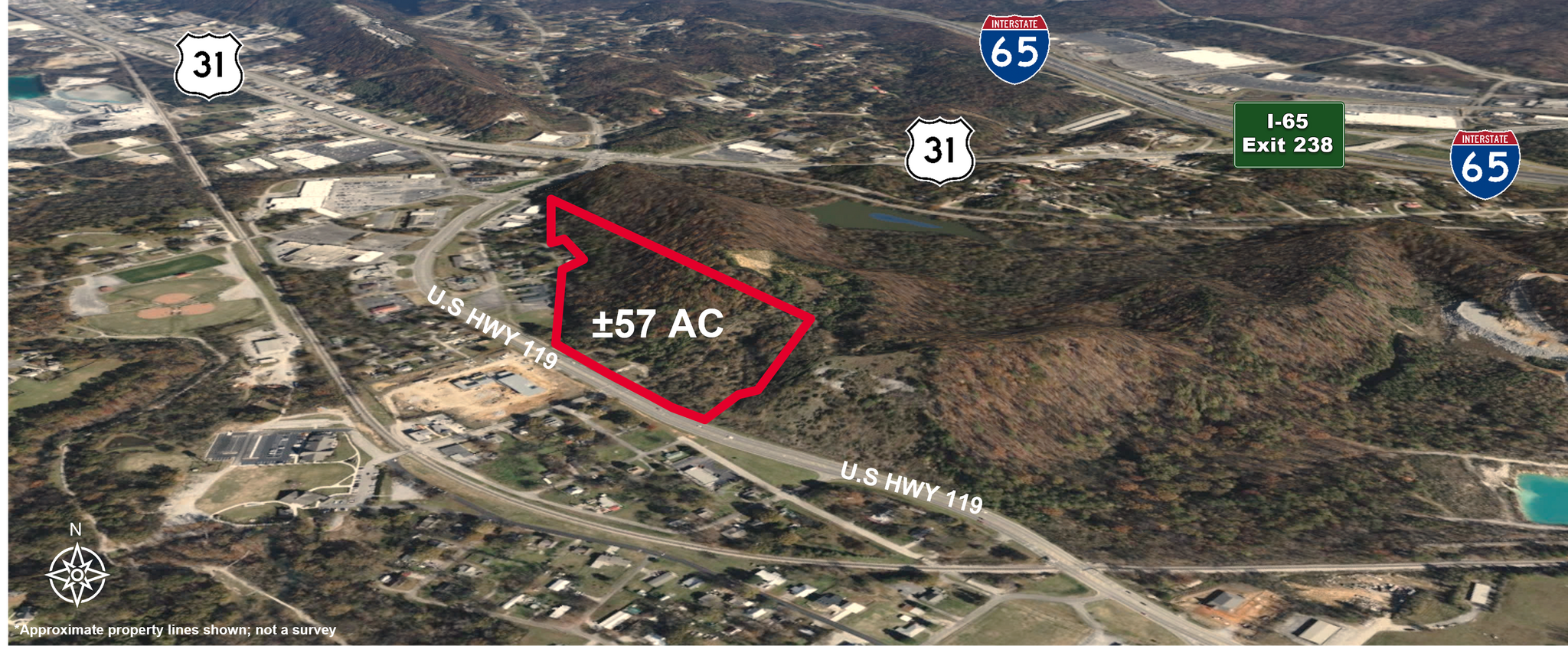 U.S Highway 119, Alabaster, AL for Sale