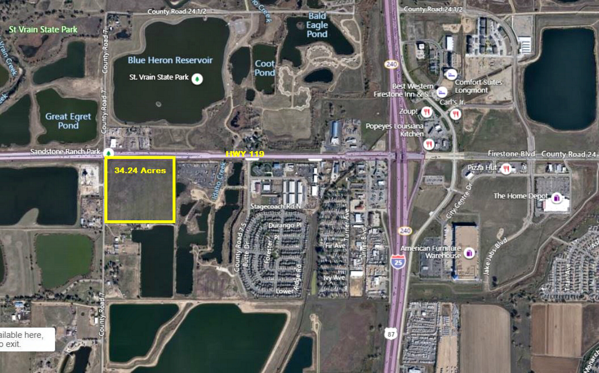 Highway 119 & CR 7, Longmont, CO for Sale