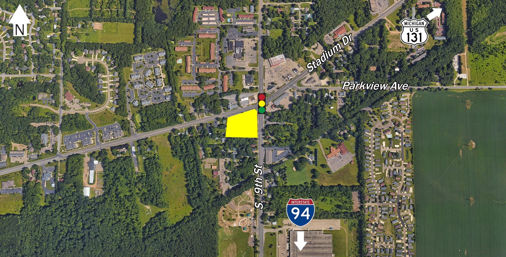 Stadium Drive & S 9th Street, Kalamazoo, MI for Rent