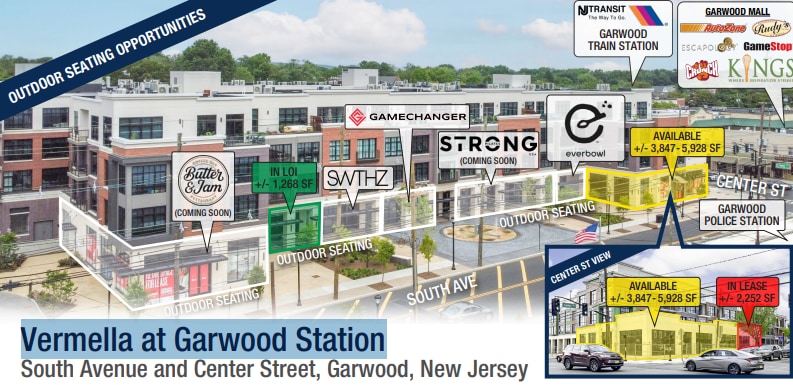 400-490 South Ave, Garwood, NJ for Rent